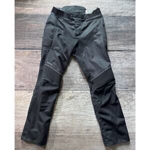 FirstGear Motorcycle Pants Mens 36T Black Padded Hypertex Riding Gear